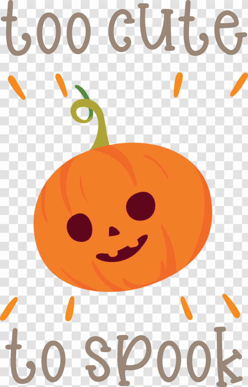 Halloween Too Cute To Spook Spook Transparent PNG