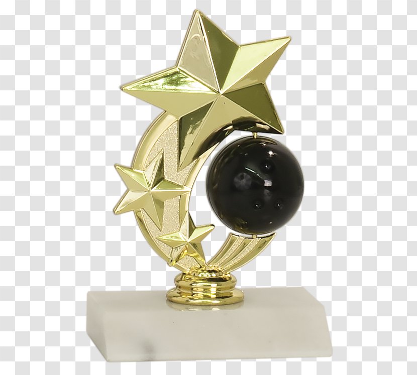 01504 Trophy Brass - Bowling Transparent PNG