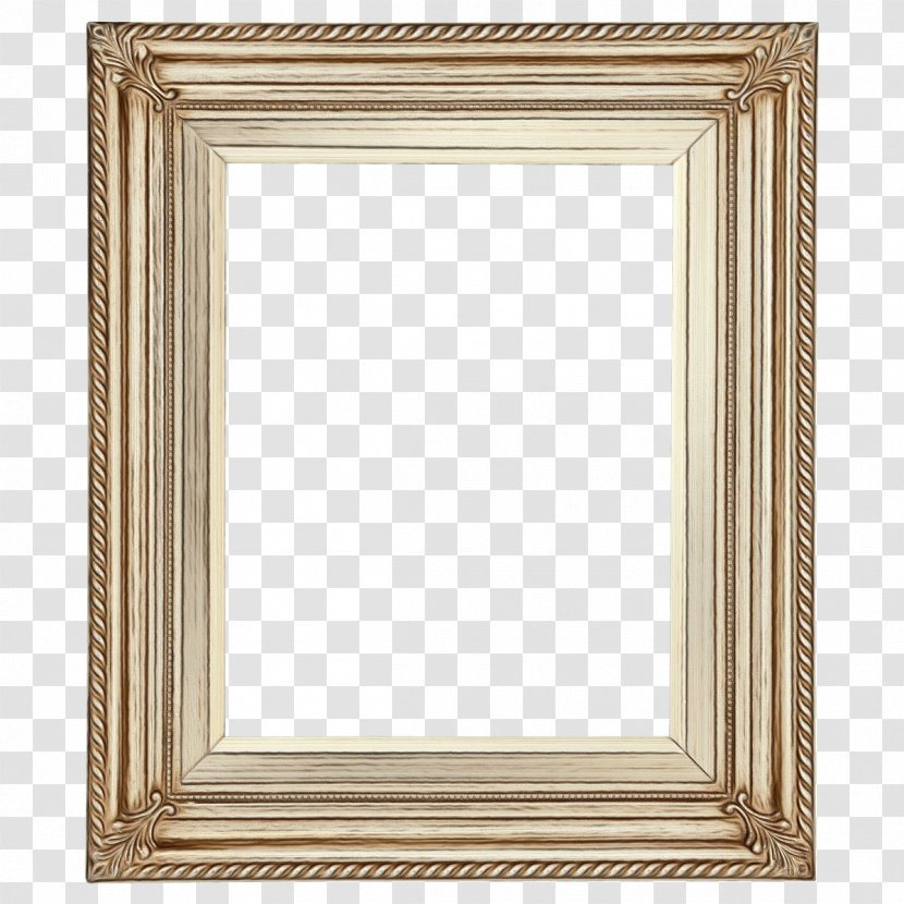 Beige Background Frame - Glass - Metal Interior Design Transparent PNG