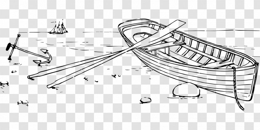 Boat Drawing Rowing Transparent PNG