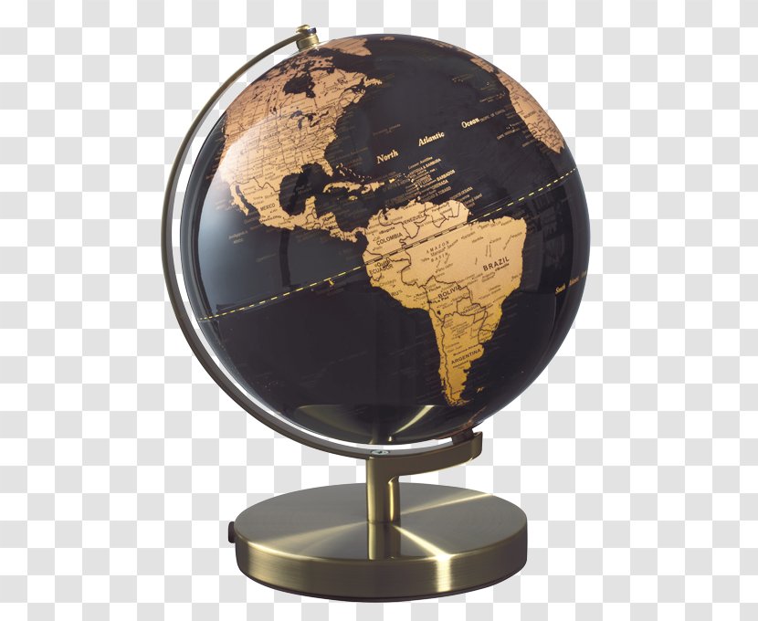 Globe Early World Maps Atlas - Metal - Sushi Lightbox Transparent PNG