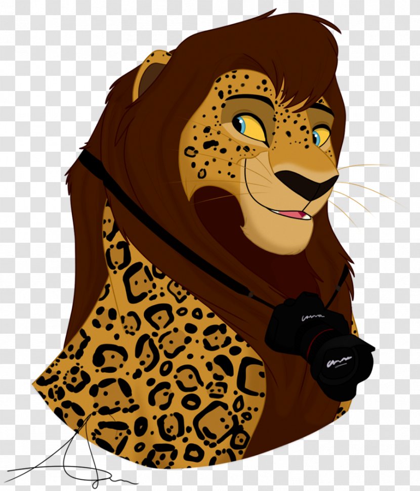 Tiger Lion Cartoon Headgear - Mammal Transparent PNG