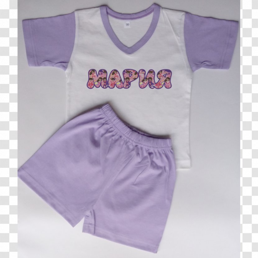 T-shirt Sleeve Pajamas Cotton Baby & Toddler One-Pieces - Magenta Transparent PNG