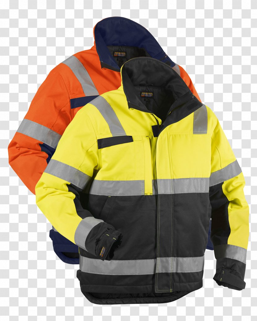 Workwear Blaklader 4862 Winter Jacket Blakläder Size 3 High Vis - Yellow - Blåkläder #N/AAkureyri Iceland Transparent PNG