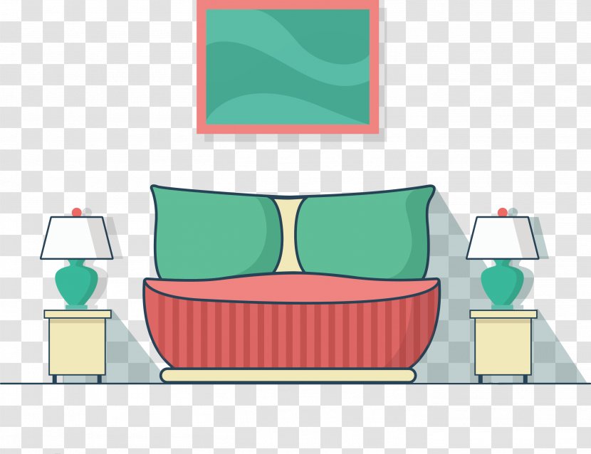 Living Room - Table - Bedroom Flat Transparent PNG
