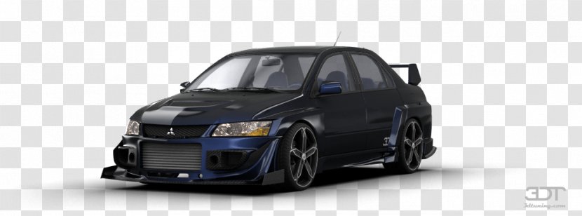 Mitsubishi Lancer Evolution Car Tire Motor Vehicle Bumper - Race Transparent PNG