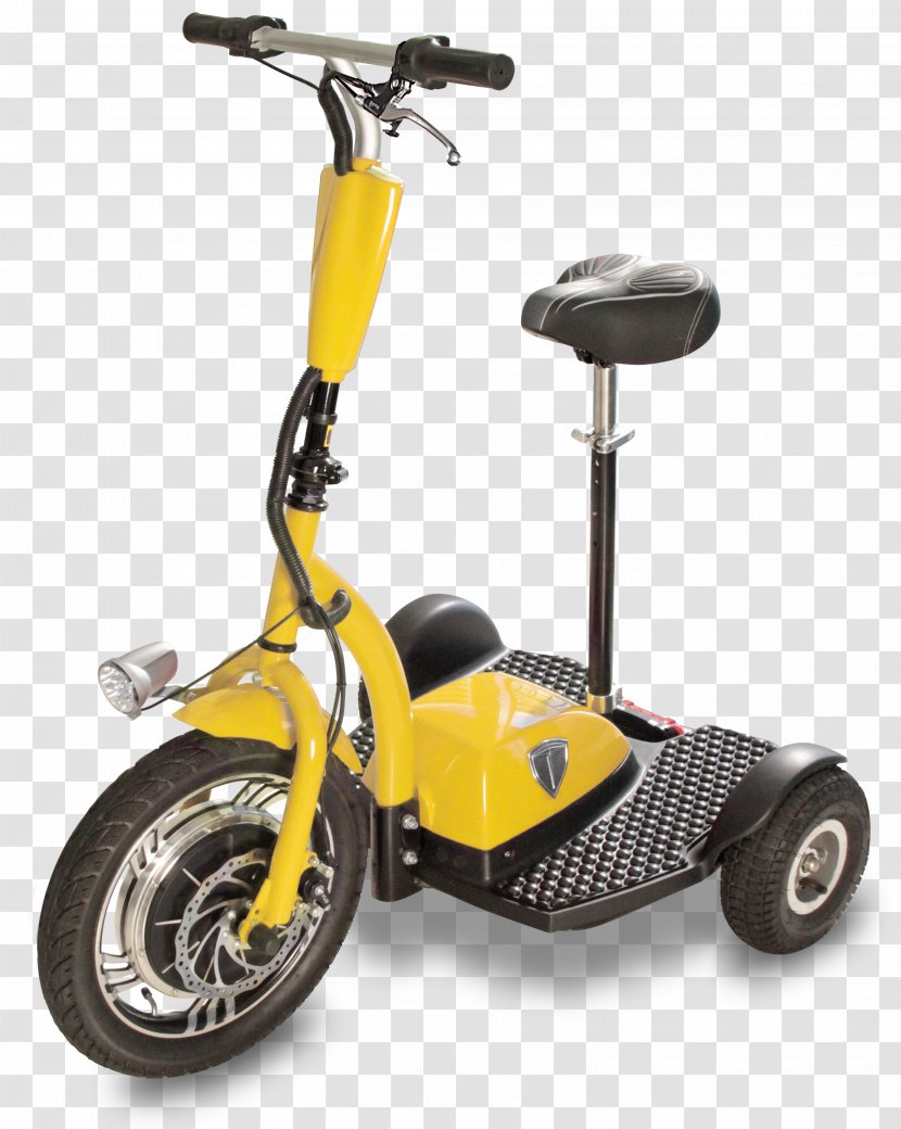 Electric Motorcycles And Scooters Vehicle Personal Transporter Three-wheeler - Kick Scooter Transparent PNG