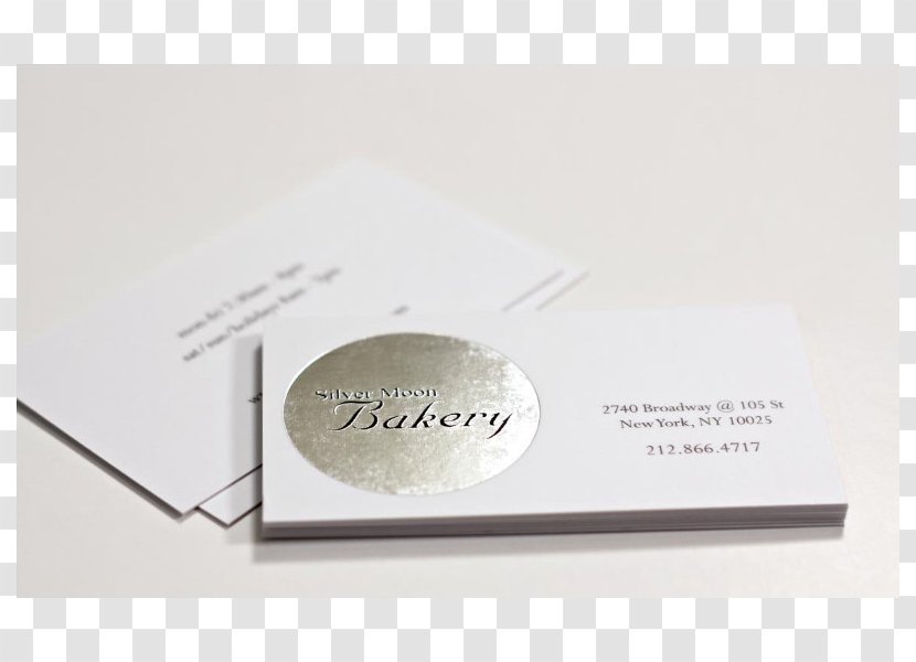 Foil Stamping Business Cards Printing Silver Paper - Scaling A Name Card Transparent PNG