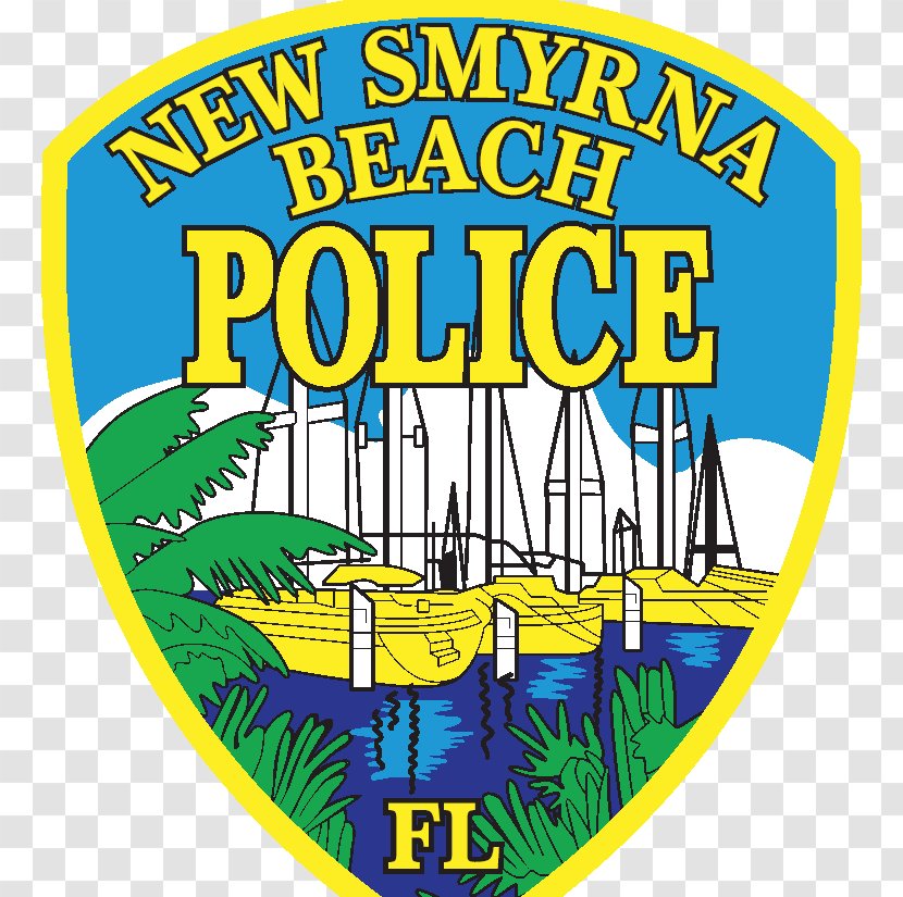 New Smyrna Beach Police Department Logo Label Green Font - Yellow - Neymar Fall Transparent PNG