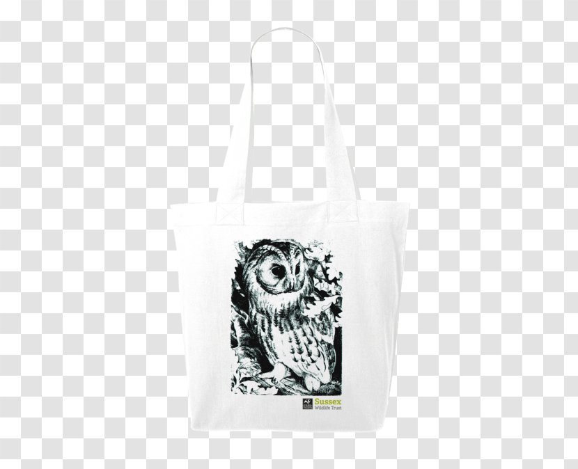 Tote Bag Owl T-shirt Font - White - Tot Transparent PNG