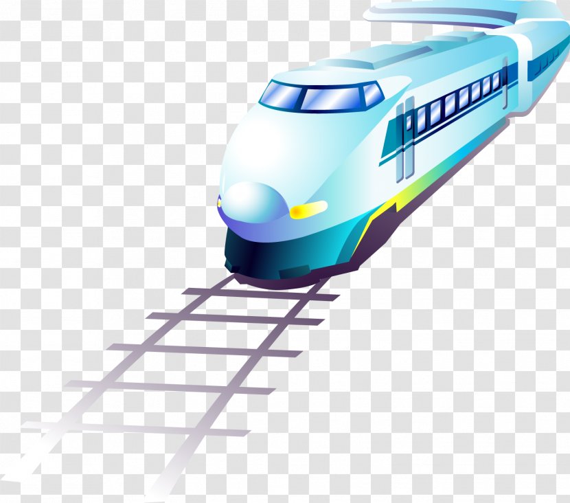 Train Travel Agent Rail Transport - Highspeed Transparent PNG