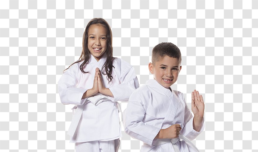 Dobok Mixed Martial Arts Karate Japanese - Cartoon - Taekwondo Kids Transparent PNG