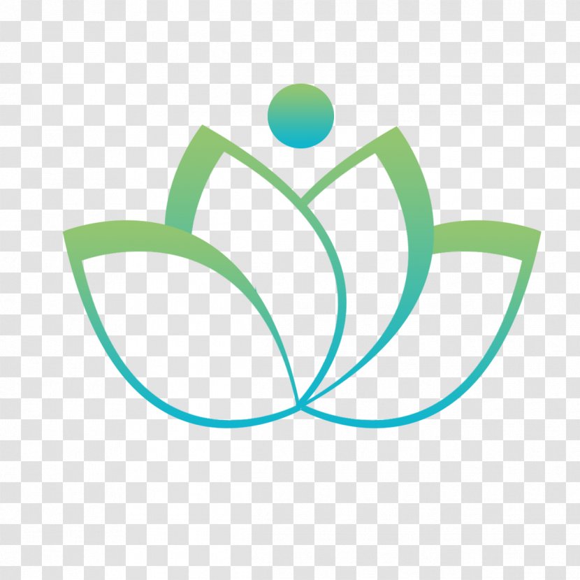 Green Logo Turquoise Leaf Line - Plant Symbol Transparent PNG