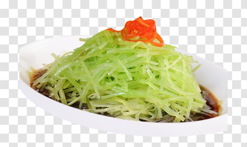 Yakisoba Chinese Noodles Cuisine Green Papaya Salad Singapore-style - Boiled Bamboo Shoots Crisp Transparent PNG