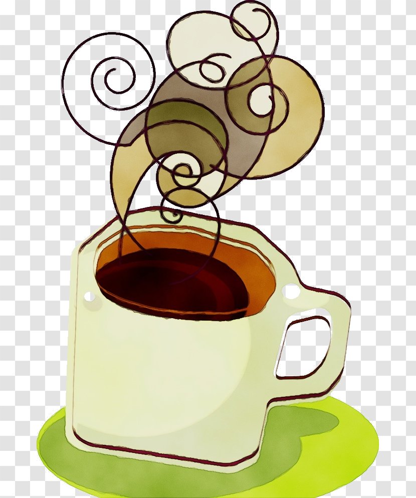 Watercolor Drawing - Drink - Tableware Transparent PNG