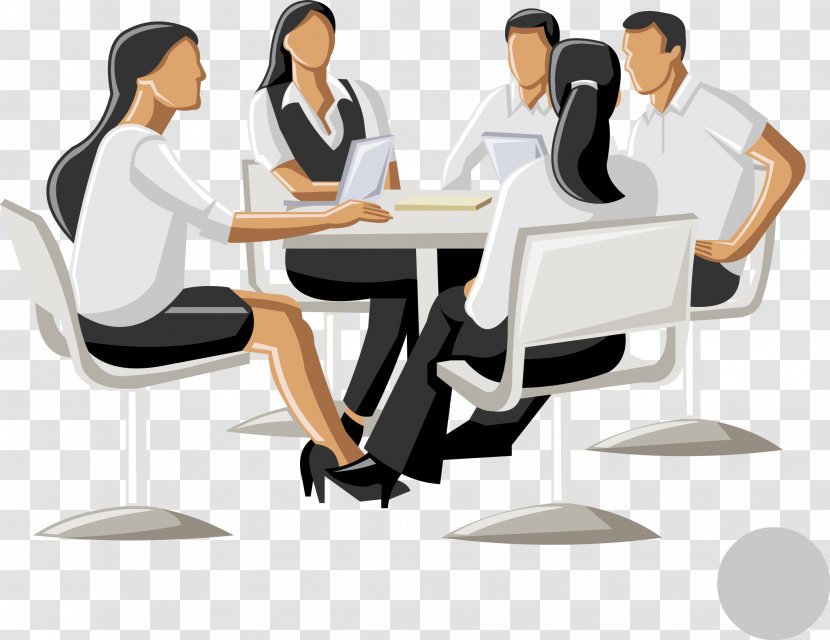 Businessperson Stock Photography Icon - Office Chair - Vector Business People Talking Transparent PNG