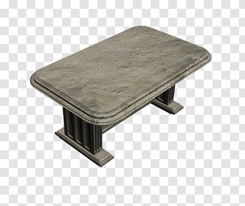 Rectangle - Stone Table Transparent PNG