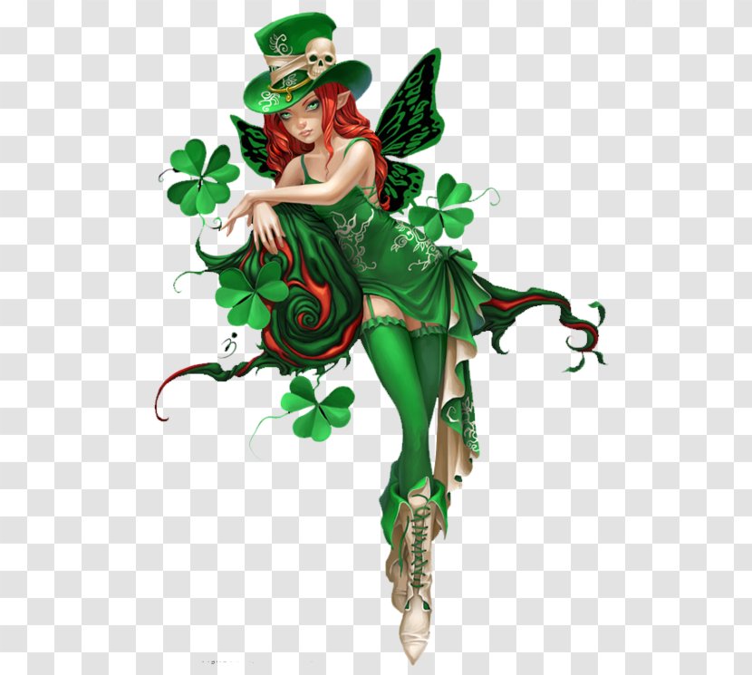 Saint Patrick's Day Irish People Luck Happy St. Fairy - Flora Transparent PNG