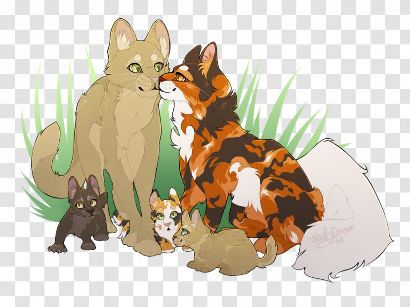 Cat Warriors Tigerstar Hollyleaf Petaldust - Fictional Character - Rupee Transparent PNG