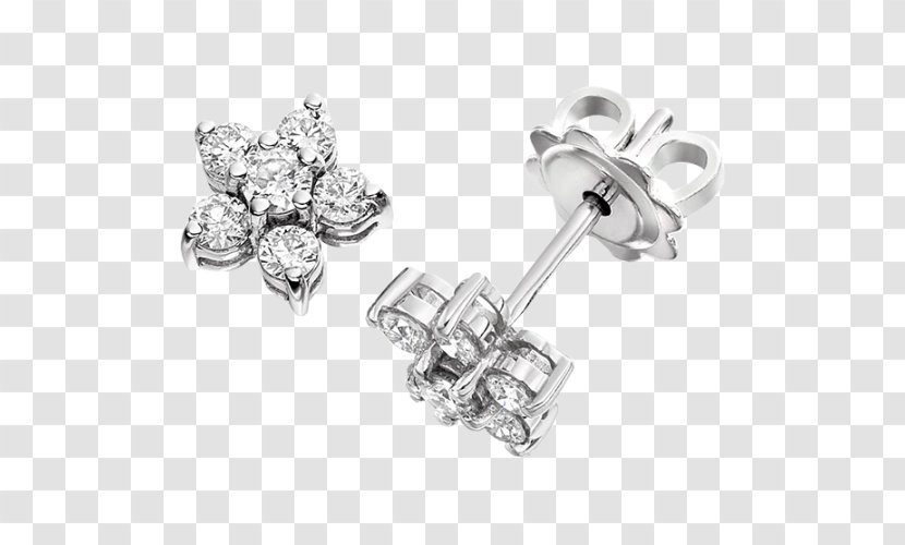 Earring Diamond Brilliant Gold Jewellery Transparent PNG