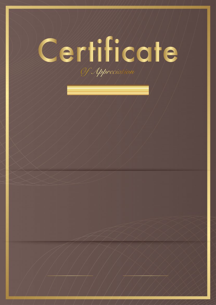 Brand Brown Font Varnish - Certificate Template Clip Art Image Transparent PNG