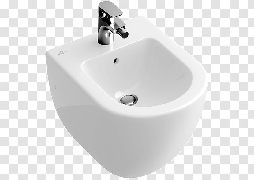 Villeroy & Boch Subway 2.0 WC White Bidet Ceramic - Hardware - Bide Transparent PNG