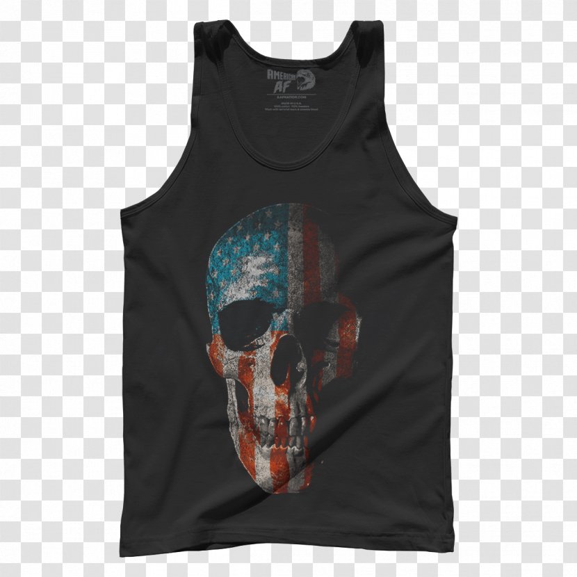 T-shirt Sleeveless Shirt Gilets Skull Transparent PNG