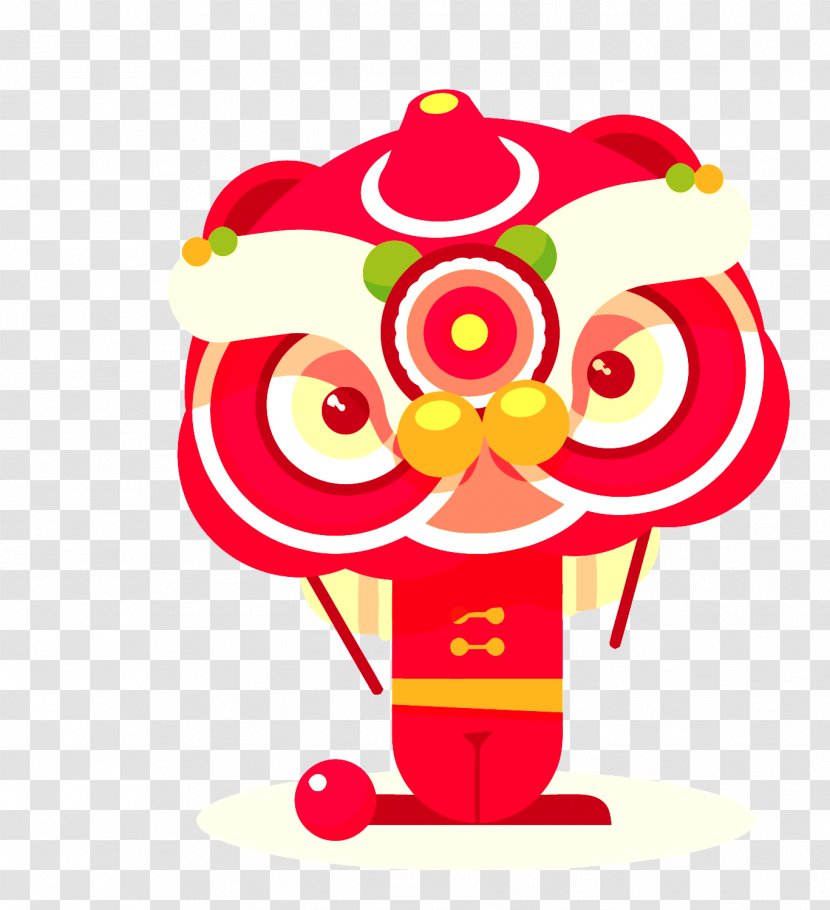 Lionhead Rabbit Lion Dance - Vector Teenager Transparent PNG