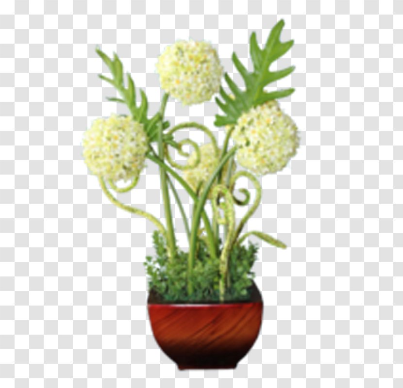 Floral Design Flowerpot Cut Flowers - Houseplant - Flower Transparent PNG