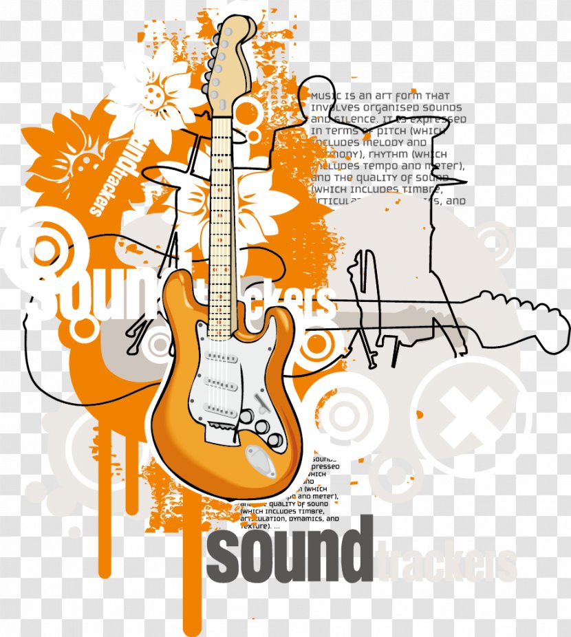 Musical Instrument Guitar Musician - Frame - Vector Illustration Transparent PNG