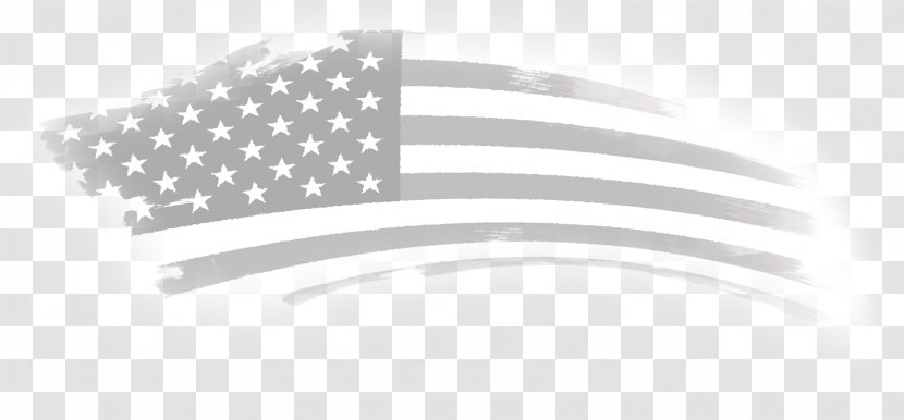 Flag Of The United States White Thin Blue Line - Brand - Usa Transparent PNG