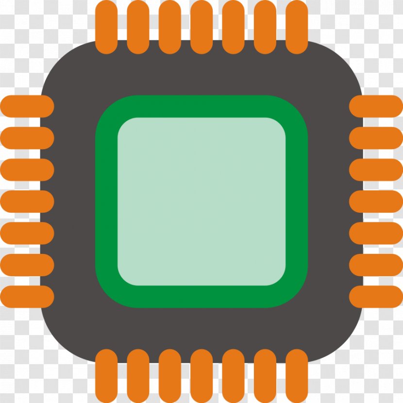 Central Processing Unit Integrated Circuits & Chips Microsoft Office Clip Art - Computer Hardware Transparent PNG