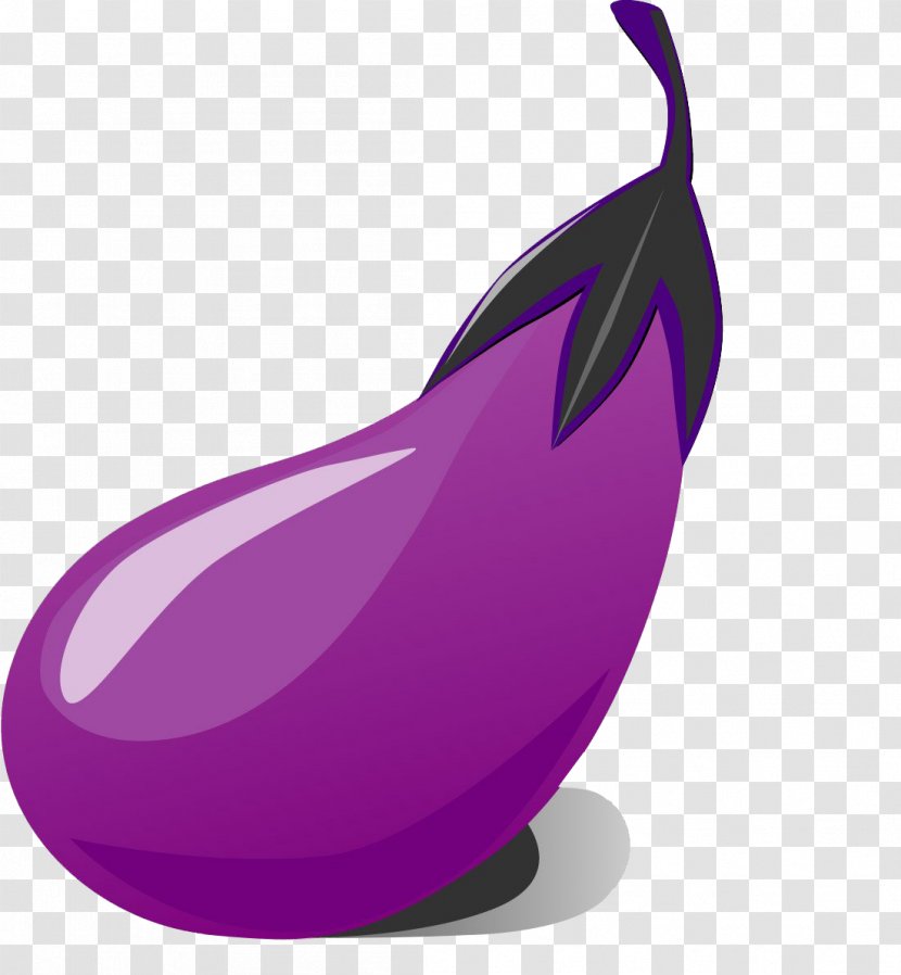 Eggplant Cartoon Vegetable - Picture Material Transparent PNG