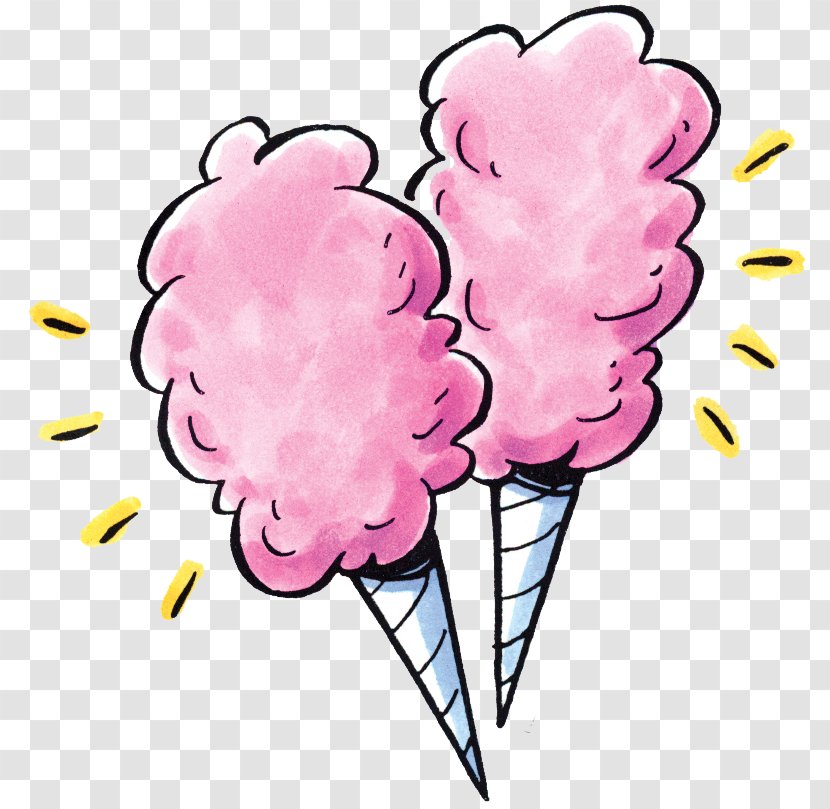 Cotton Candy Lollipop Clip Art - Royaltyfree Transparent PNG