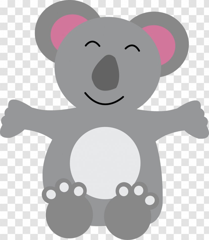 Bear Red Blue Clip Art - Frame - Cute Transparent PNG