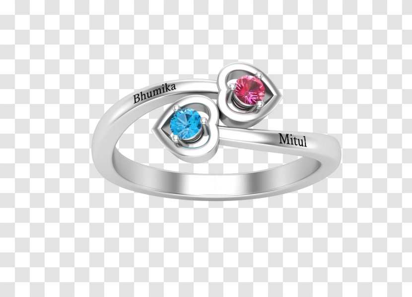 Earring Pre-engagement Ring Engraving Gemstone - Cartoon - Friendship Rings Transparent PNG