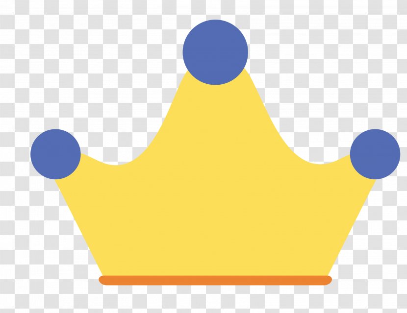 Yellow Blue Crown - Imperial - Cartoon Transparent PNG