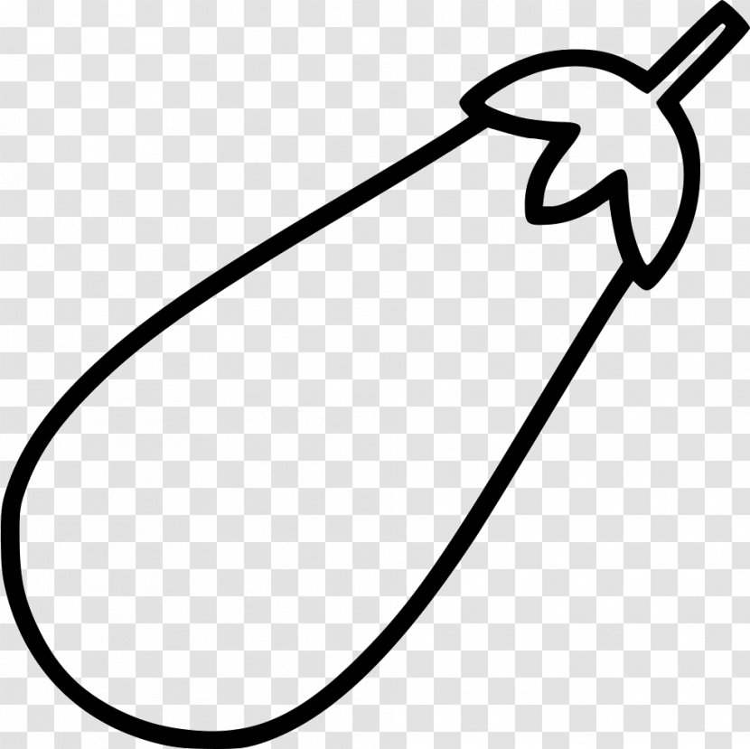 Clip Art - Line - Eggplant Icon Transparent PNG