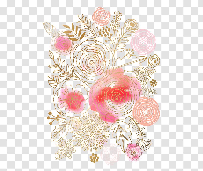 Flower Watercolor Painting Floral Design Pink - Floristry - Flowers Transparent PNG