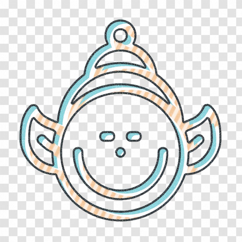 Christmas Icon Elf Goblin - Line Art Smile Transparent PNG