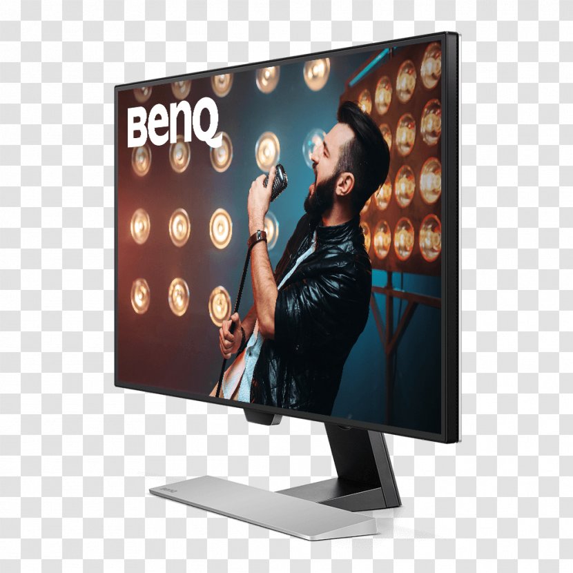 BenQ EL2870U High-dynamic-range Imaging Computer Monitors 4K Resolution - Ultrahighdefinition Television - Flat Panel Display Transparent PNG