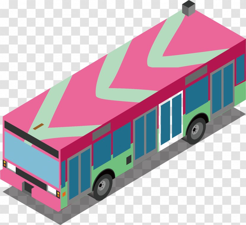 Car Bus Public Transport - Mode Of - Vector Transparent PNG