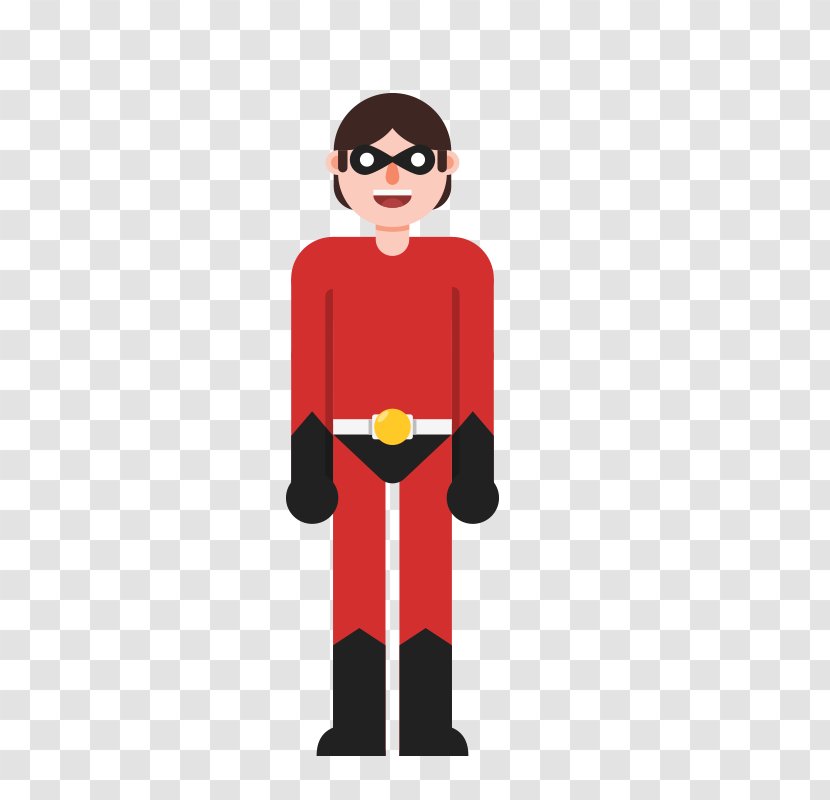 Clark Kent Cartoon Illustration - Little Superman Transparent PNG