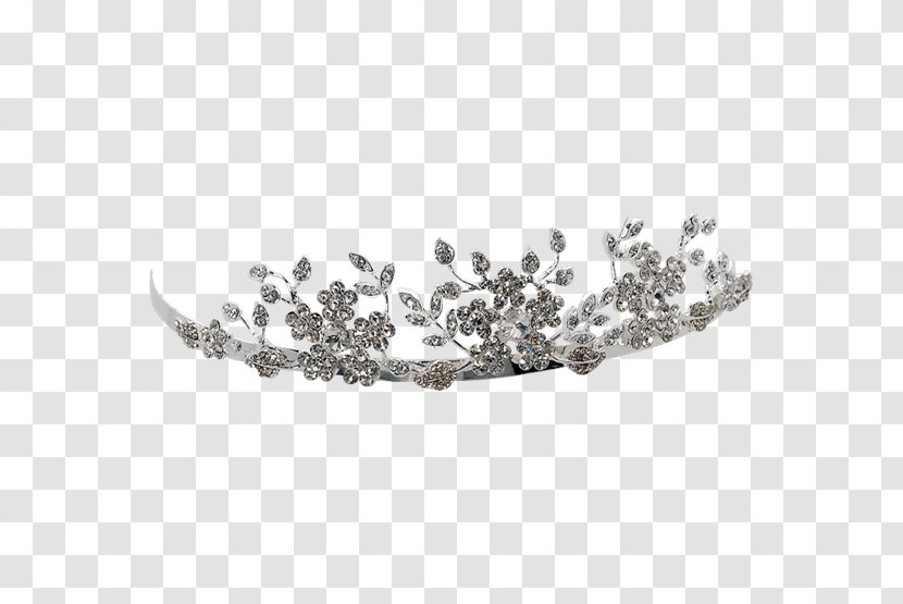 Tiara Clothing Accessories Jewellery Imitation Gemstones & Rhinestones Headpiece - Flower - Rhinestone Transparent PNG