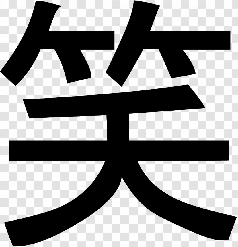Kanji Japanese Writing System Symbol Laughter - Sign Language - Coche Transparent PNG
