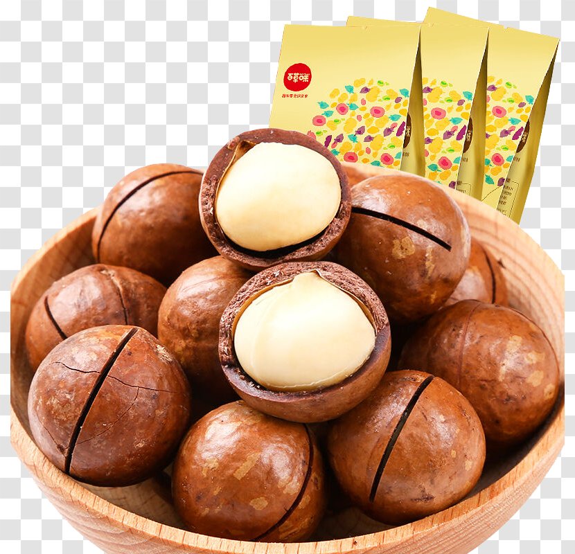 Macadamia Nut Snack Dried Fruit Taste - Food - Packaging Bags Transparent PNG