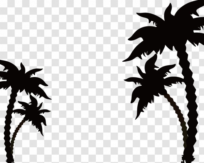 Africa Safari Royalty-free Illustration - Stock Footage - Coconut Tree Silhouette Transparent PNG