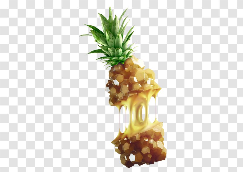 Pineapple Drawing Graphic Design - Plant Transparent PNG