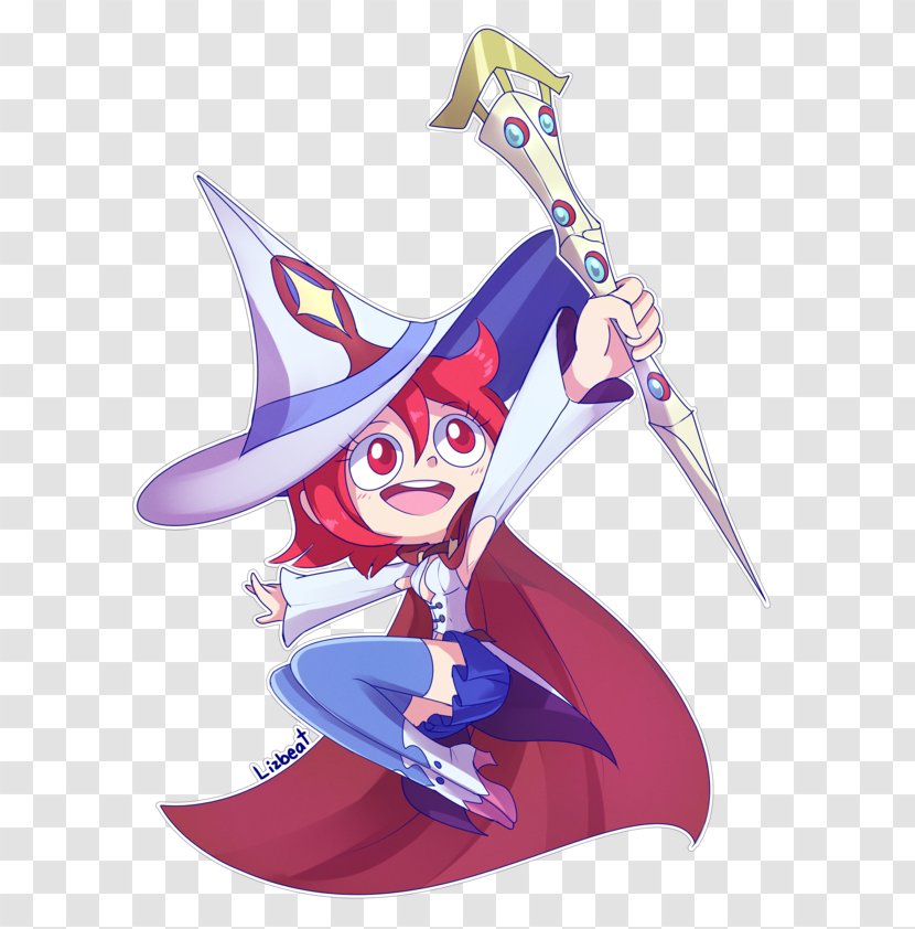 Shiny Chariot Akko Kagari Little Witch Academia Drawing Image - Frame Transparent PNG