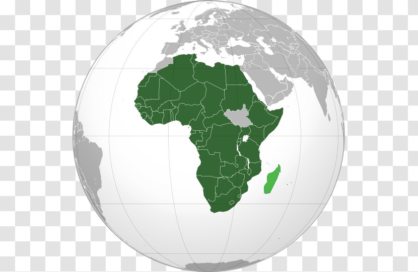 World Sudan Map Globe Europe - Ball - Afro Transparent PNG